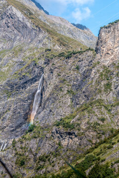 "Del Serio" waterfalls in the territory of Valbondione