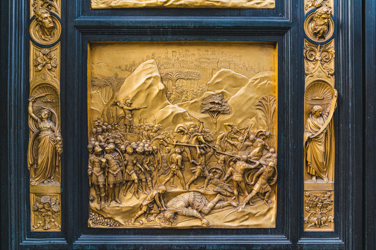 War Scene on Florence Baptistery Door