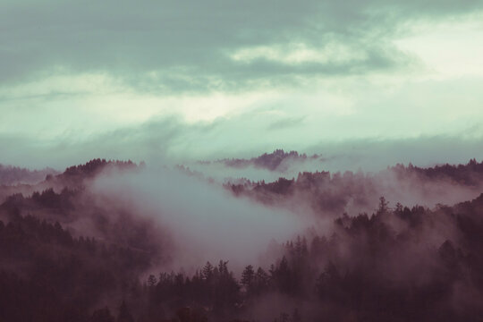 Stormy mountains