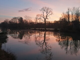 Fototapeta premium Levée du soleil en extérieur 
