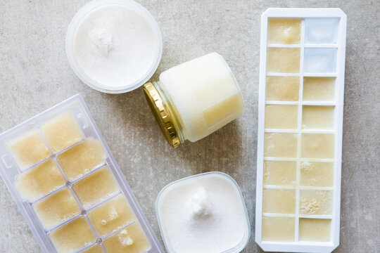 Frozen plant based milks