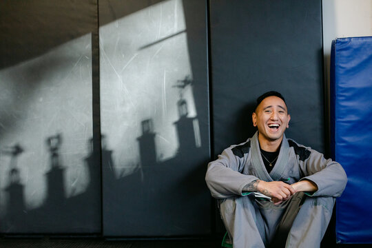 Martial Arts Athlete Laughing
