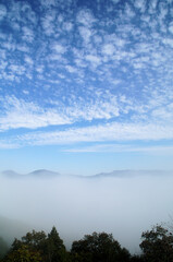 Obraz na płótnie Canvas 青空と雲と雲海