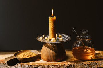 honey candle ritual.