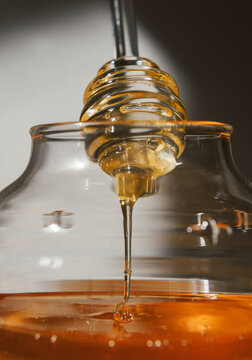 jar of honey.