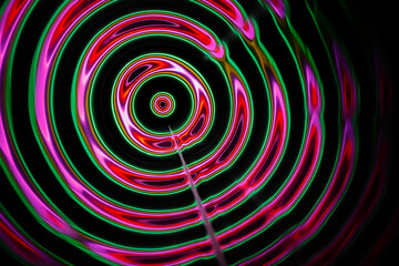 Sound waves in the dark in full color