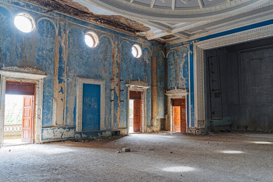 Abandoned cinema building in Abkhazia