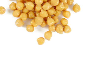 chickpeasisolated on white
