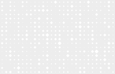 Abstract monochrome background with random rhombuses. Stylish modern dotted texture.