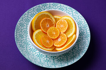 orange in a bowl