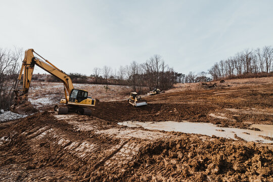 Pond building