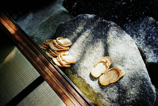 Handwoven sandals