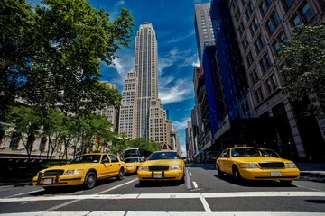 Keuken foto achterwand New York taxi New York