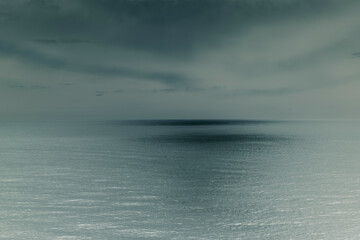 Seascape abstract at dusk