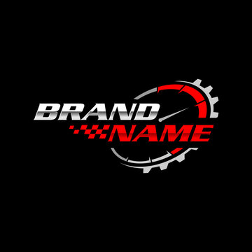 speed service automotive logo template