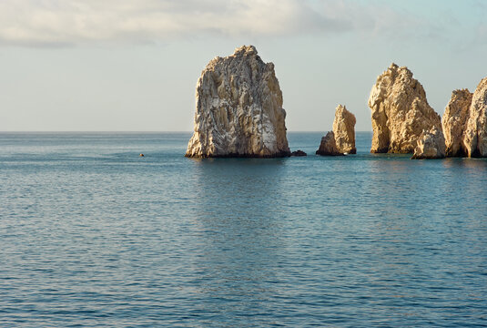 Scenic coastline of Cabos St Lucas in Mexico
