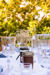 outdoor cafe in the morning