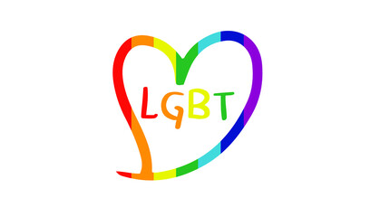 LGBT pride community, gay culture symbol, homosexual pride. Rainbow flag sexual identity. Colorful rainbow transgender symbol flag
