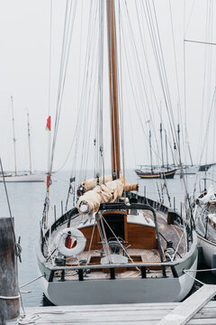 sail boat  at port
