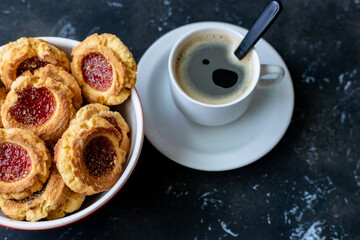 cookies con membrillo y cafe!!!