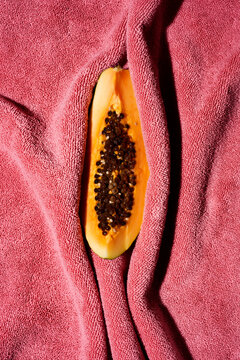 piece of papaya fruit