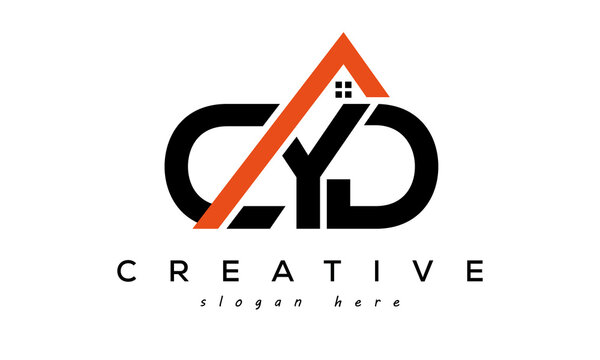 CYD letters real estate construction logo vector