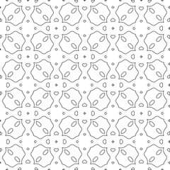  vector pattern with triangular elements. Geometric ornament for wallpapers and backgrounds. Black and white pattern. 