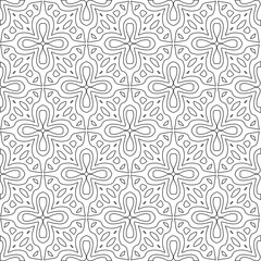  vector pattern with triangular elements. Geometric ornament for wallpapers and backgrounds. Black and white pattern. 