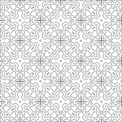  vector pattern with triangular elements. Geometric ornament for wallpapers and backgrounds. Black and white pattern. 