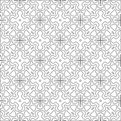  vector pattern with triangular elements. Geometric ornament for wallpapers and backgrounds. Black and white pattern. 