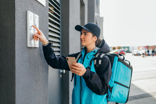 Delivery Messenger Ringing Bell