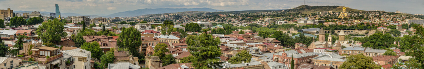 Fototapeta na wymiar Tbilisi panorama