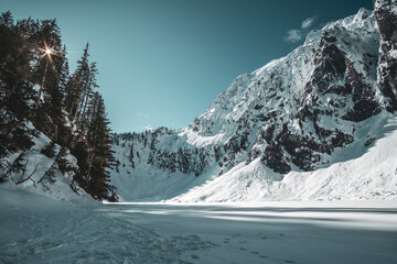 frozen lake