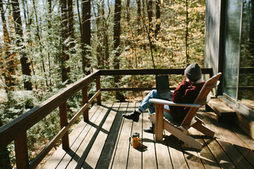 Working Remote at the Cabin