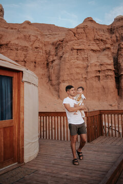 Desert travel and camping with an infant