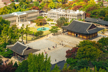 Junghwajeon, the main hall of Deoksu Palace in seoul, south korea