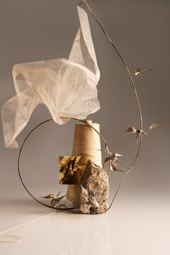 Golden Thread Nature Still Life Set