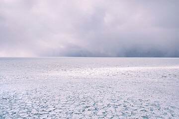 北海道・網走市 能取岬から眺める流氷の風景 © w.aoki