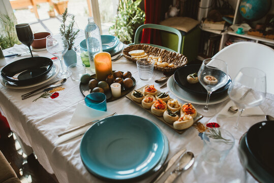 A Easter celebration table 