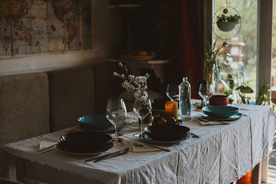 A Easter celebration table 
