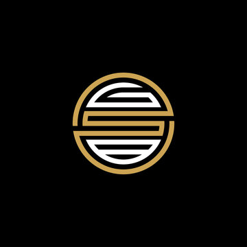 GSB creative letter logo design vector icon 