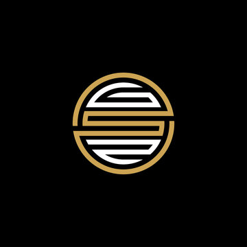 GSZ creative letter logo design vector icon 