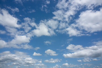 blue sky with clouds