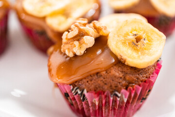 Baking banana bread