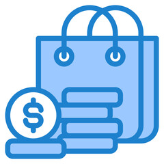 money blue style icon