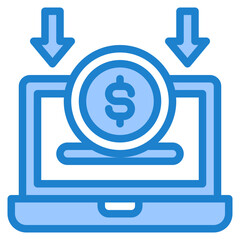 money blue style icon