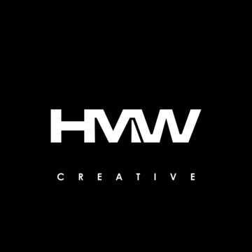 HMW Letter Initial Logo Design Template Vector Illustration