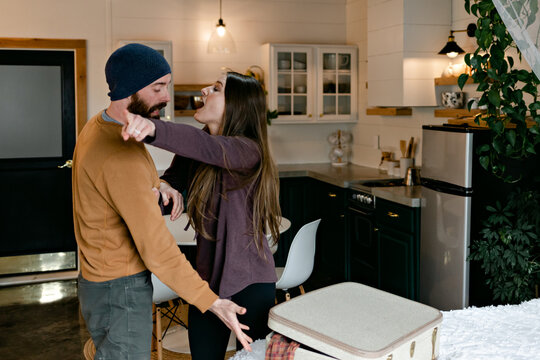 Couple Fighting and Breaking Up