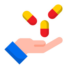 virus flat style icon