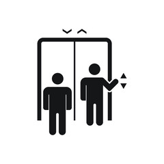Lift icon design isolated on white background